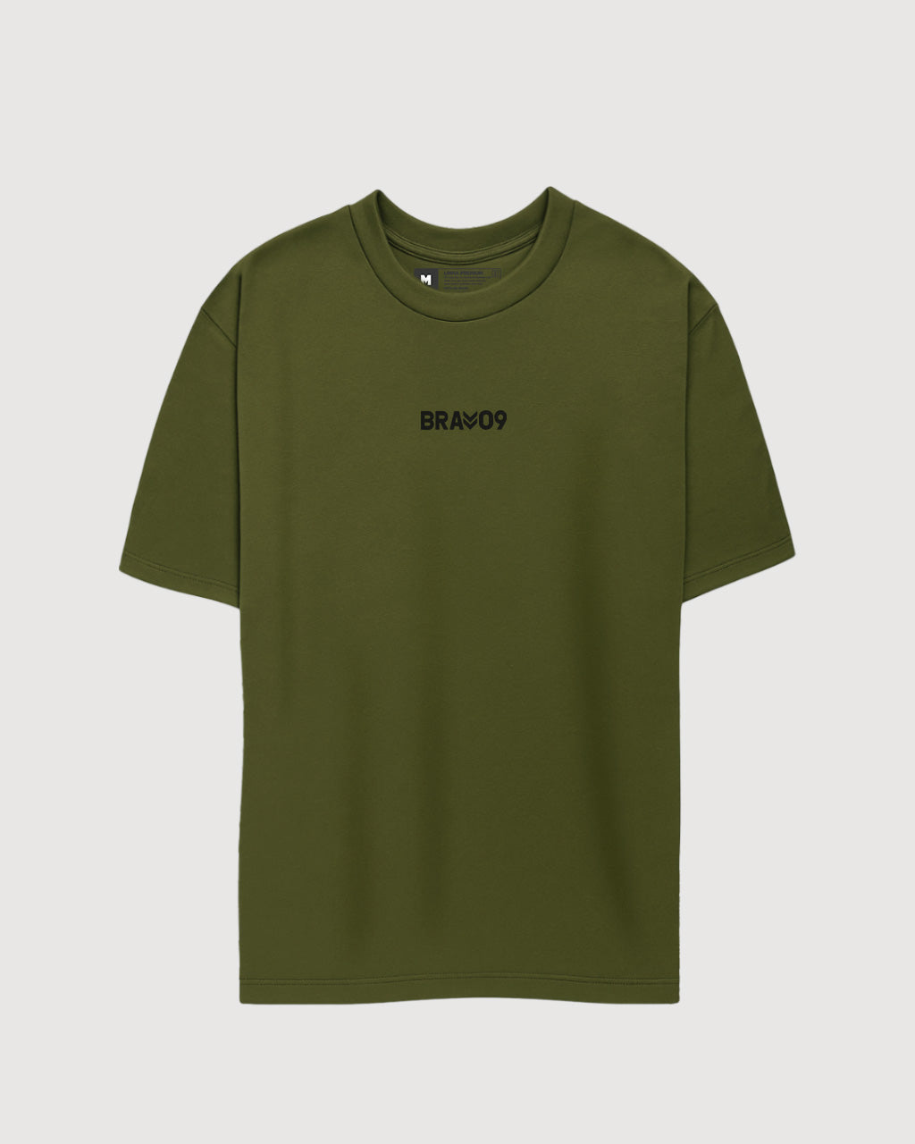 Camiseta Oversized Brav-03 Over Thinking... Verde